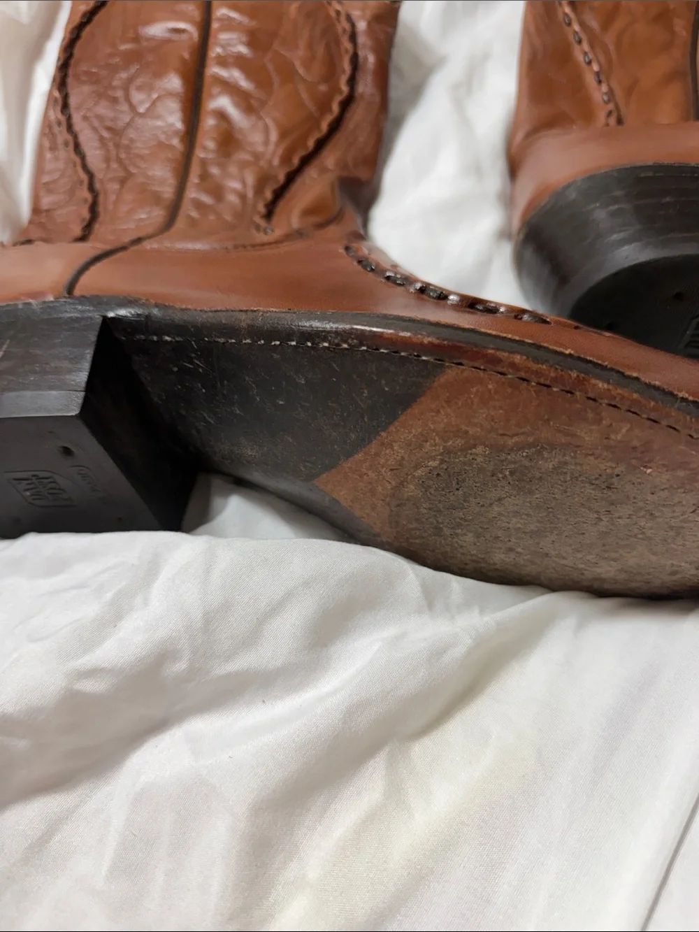 Dan Post Brown Leather Western Boots